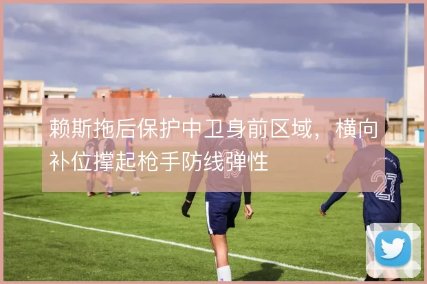 赖斯拖后保护中卫身前区域,横向补位撑起枪手防线弹性